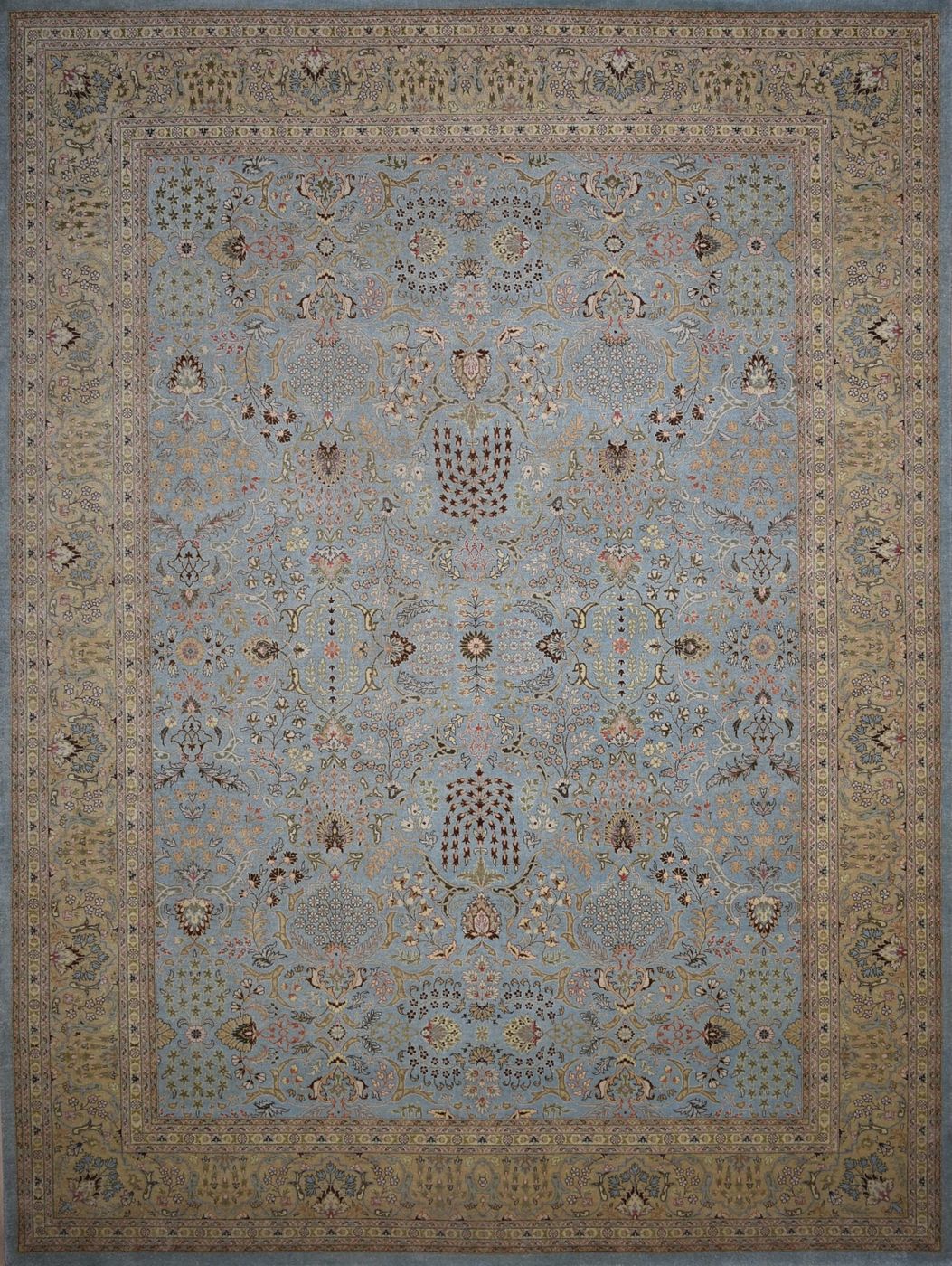 Tabriz Jalili Blue, 9′0″ × 12′2″
