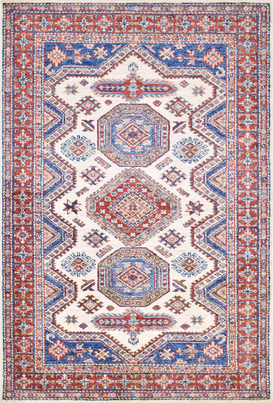 Super Kazak Ivory/Red