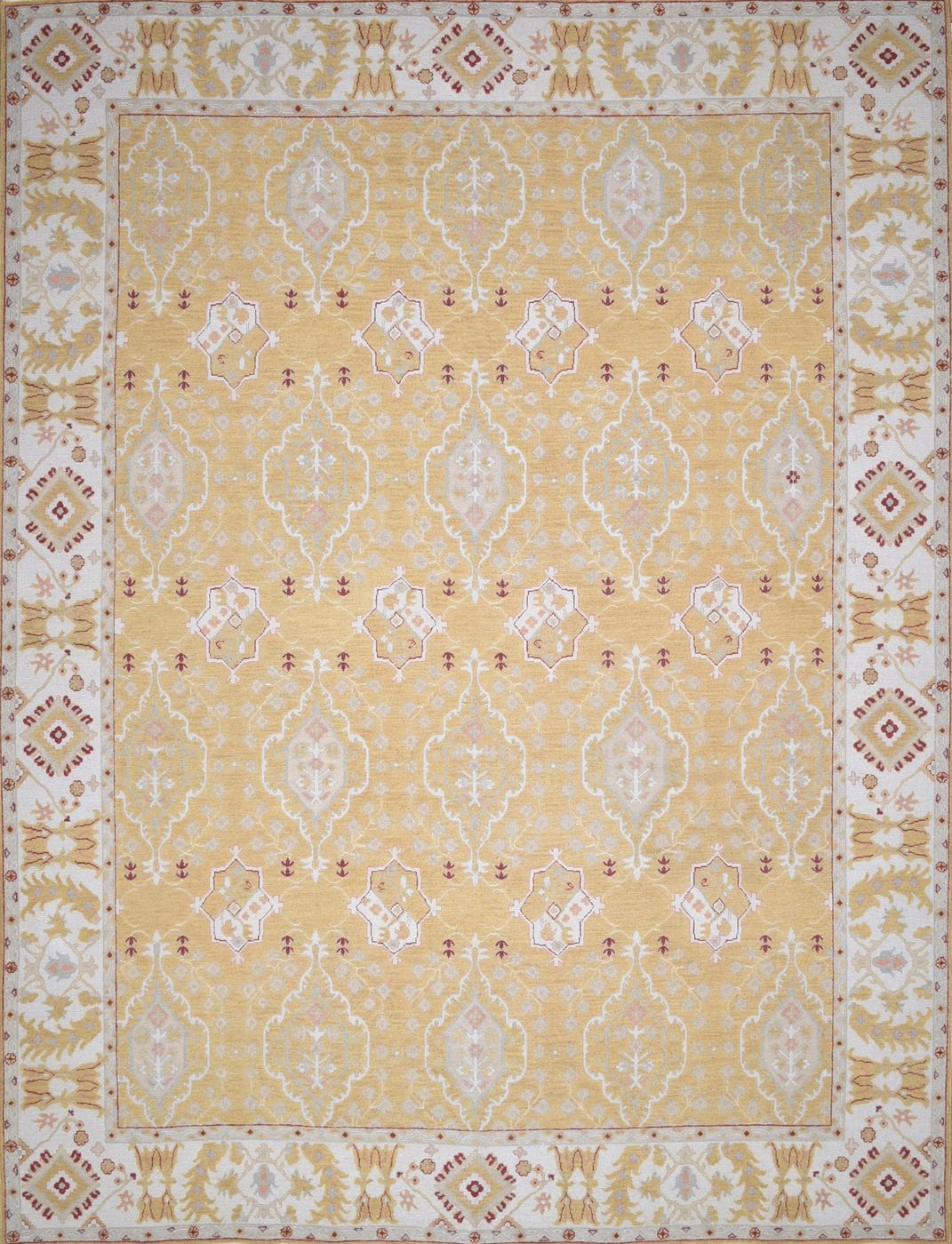 Anatolia Oushak Gold, 9′1″ × 12′0″