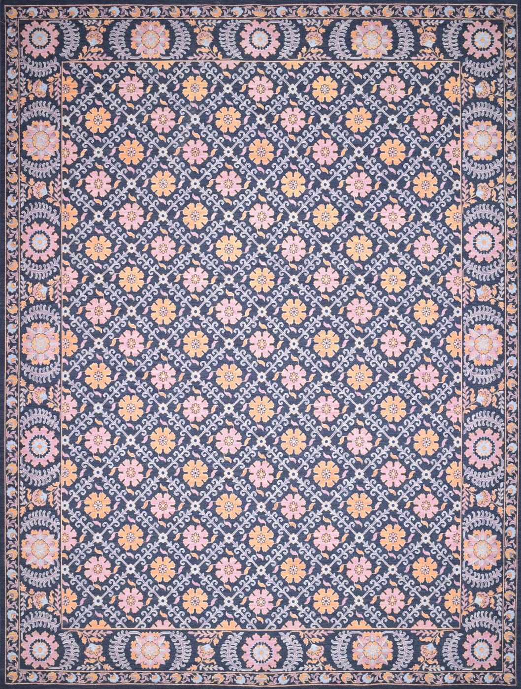 Samarkand SAM837 Charcoal, 9′0″ × 12′0″