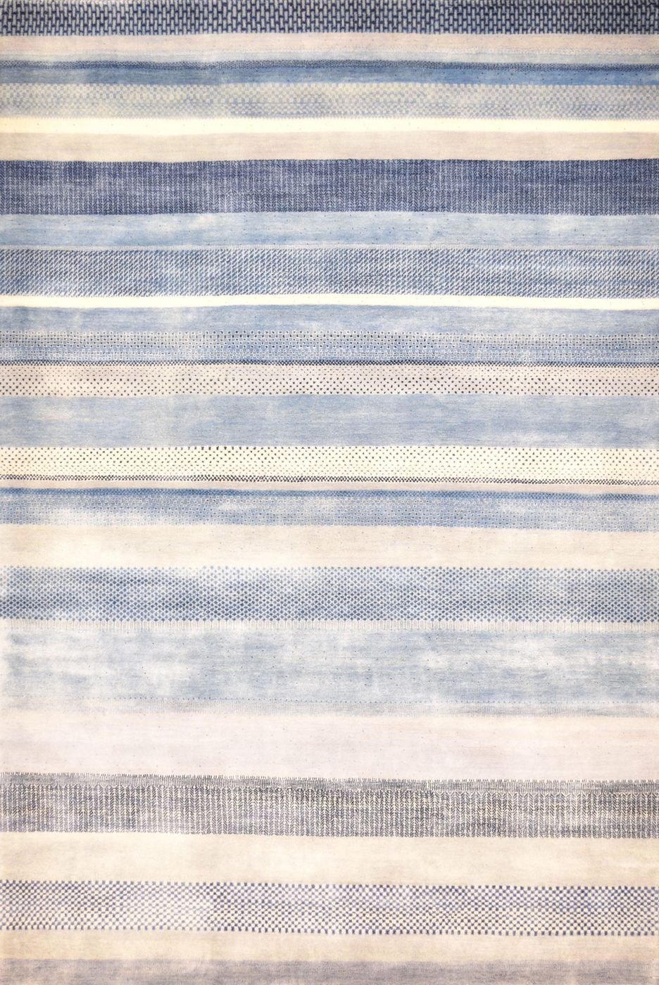 India rug, Blue, 5′9″ × 8′11″