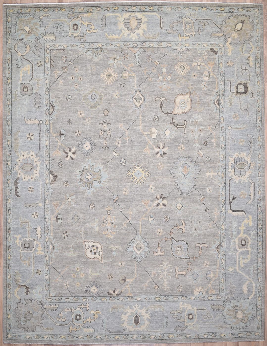Khotan KHO-FB-5AL Grey/Denim, 8′8″ × 11′4″