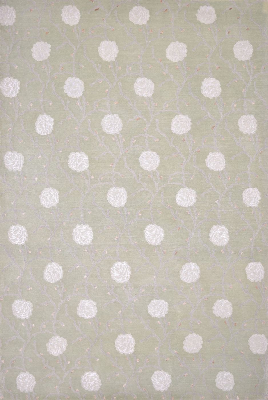 India rug, Green, 8′1″ × 10′0″
