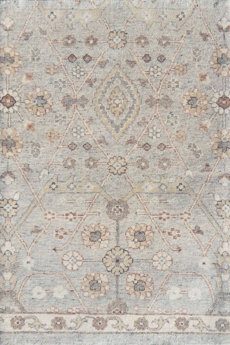 India rug, Stone, 8′1″ × 10′1″