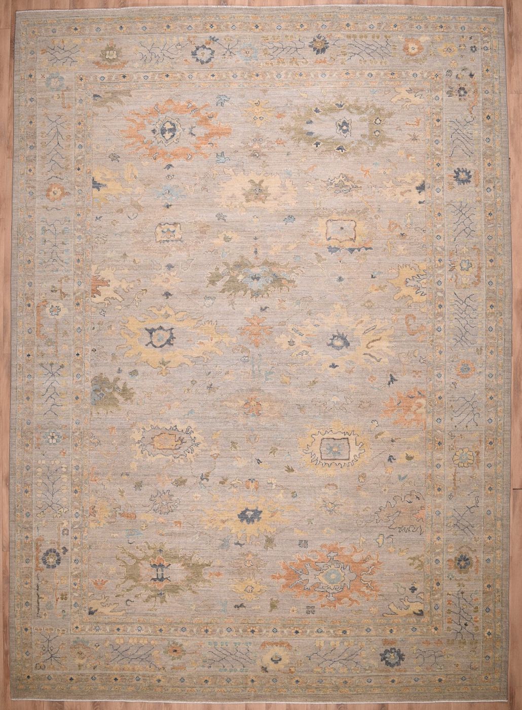 Oushaks Grey, 10′0″ × 14′0″