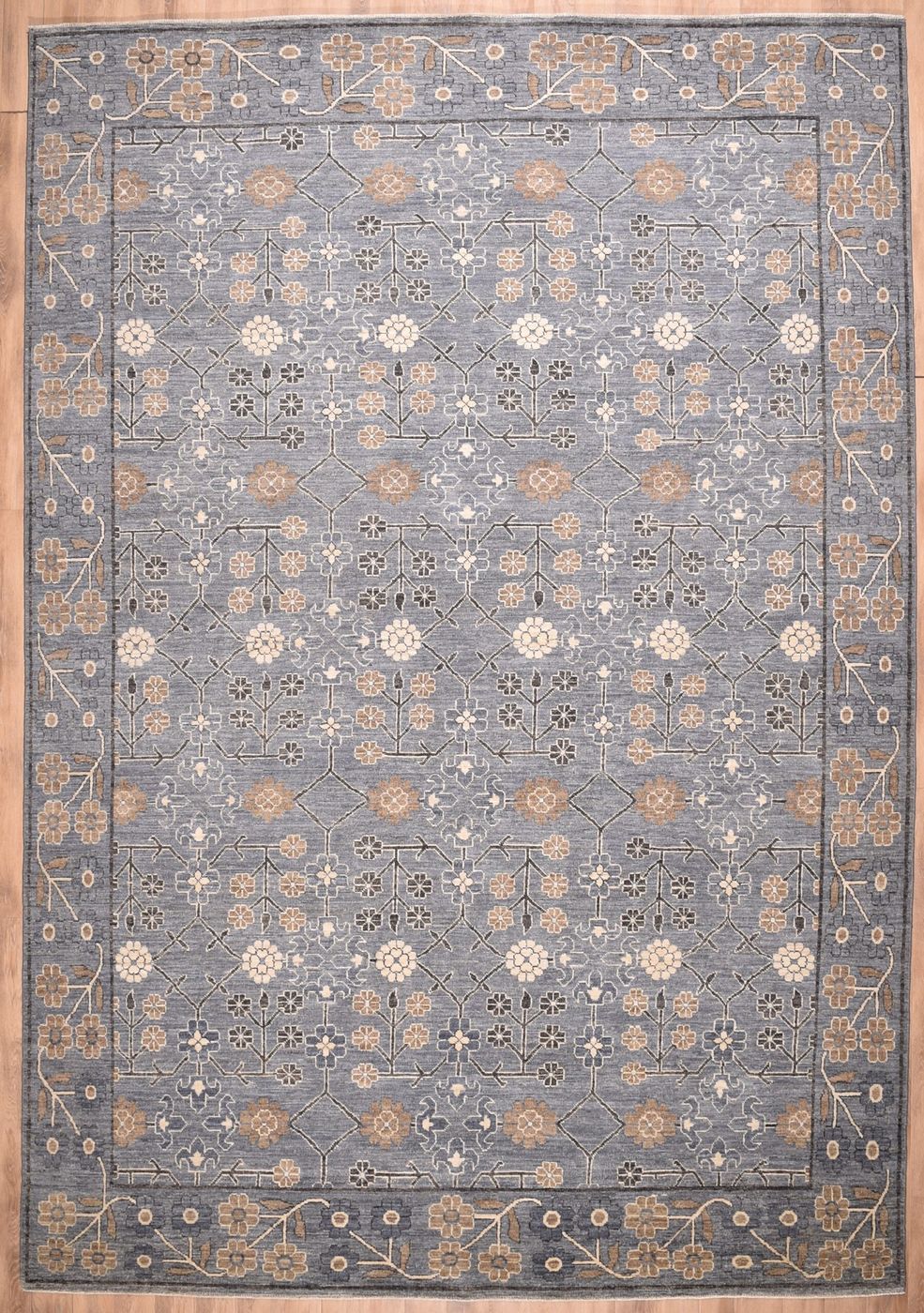 Khotan Blue/Grey, 8′8″ × 12′7″