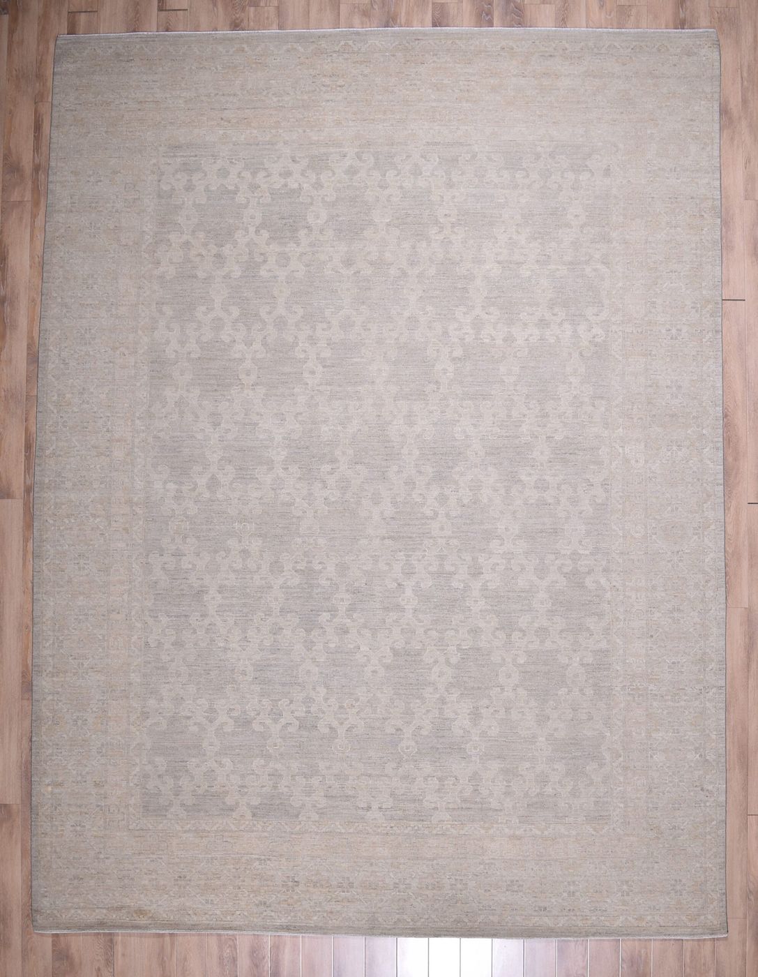 Khotan Grey/Beige, 9′0″ × 11′10″