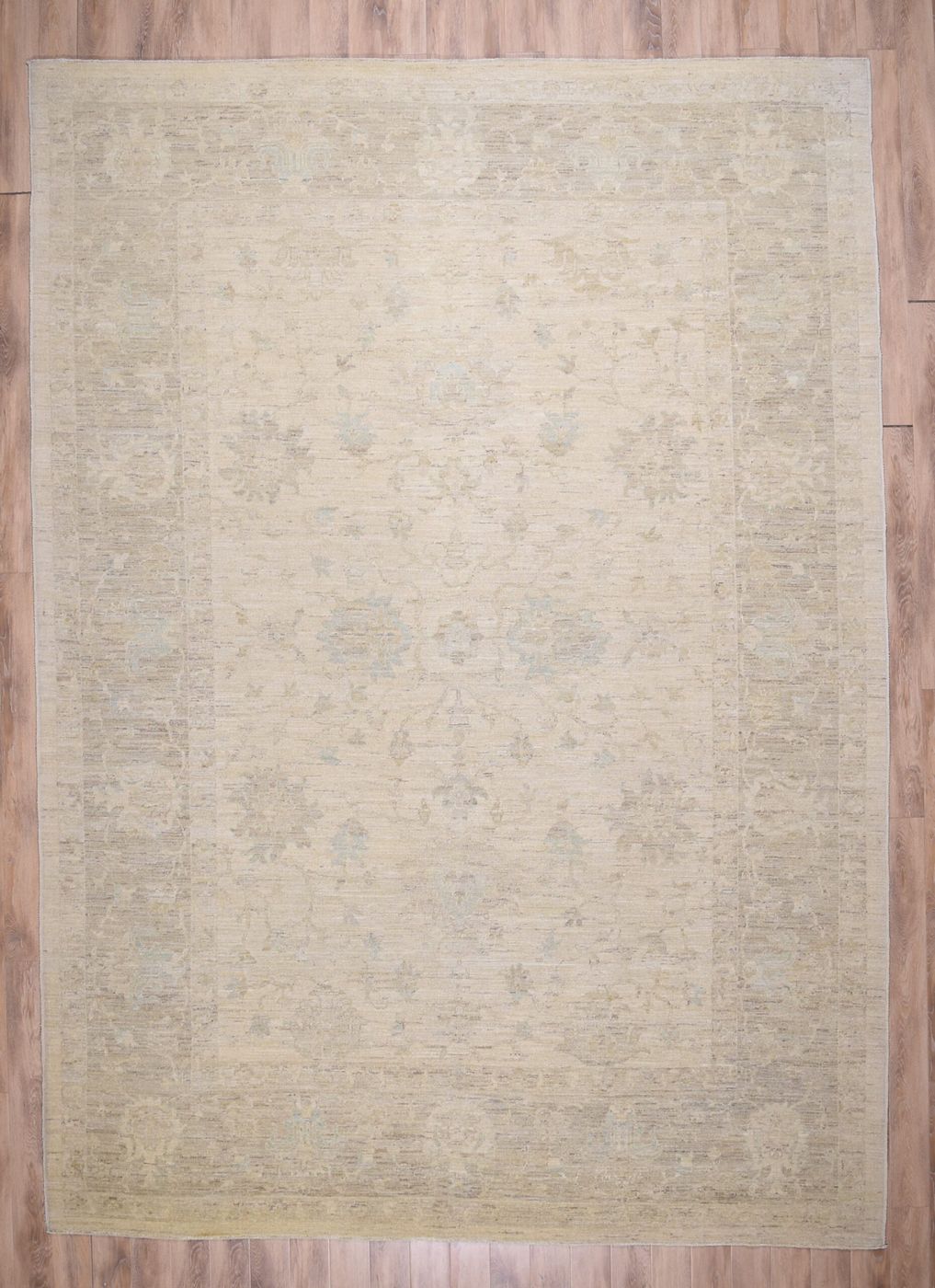 Oushaks Beige/L.Brown, 8′9″ × 12′1″