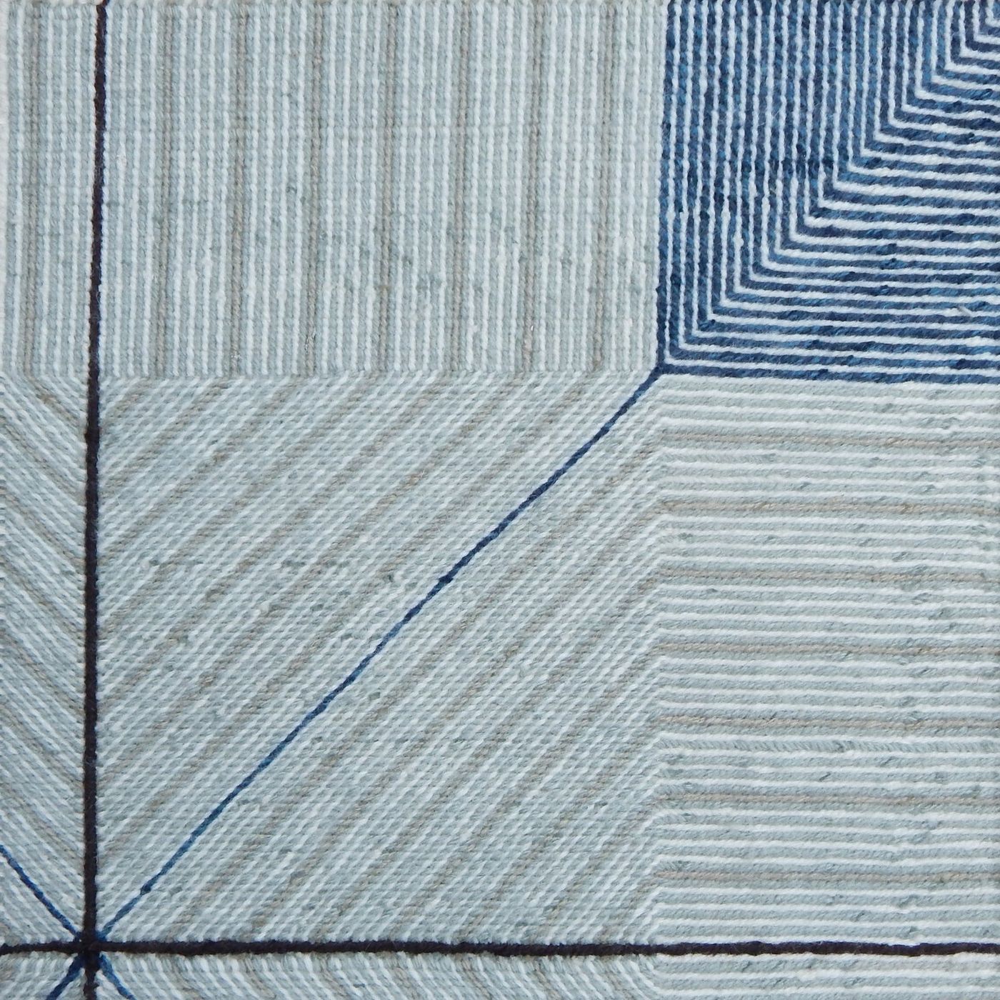India rug, Celadon, 8′0″ × 10′0″