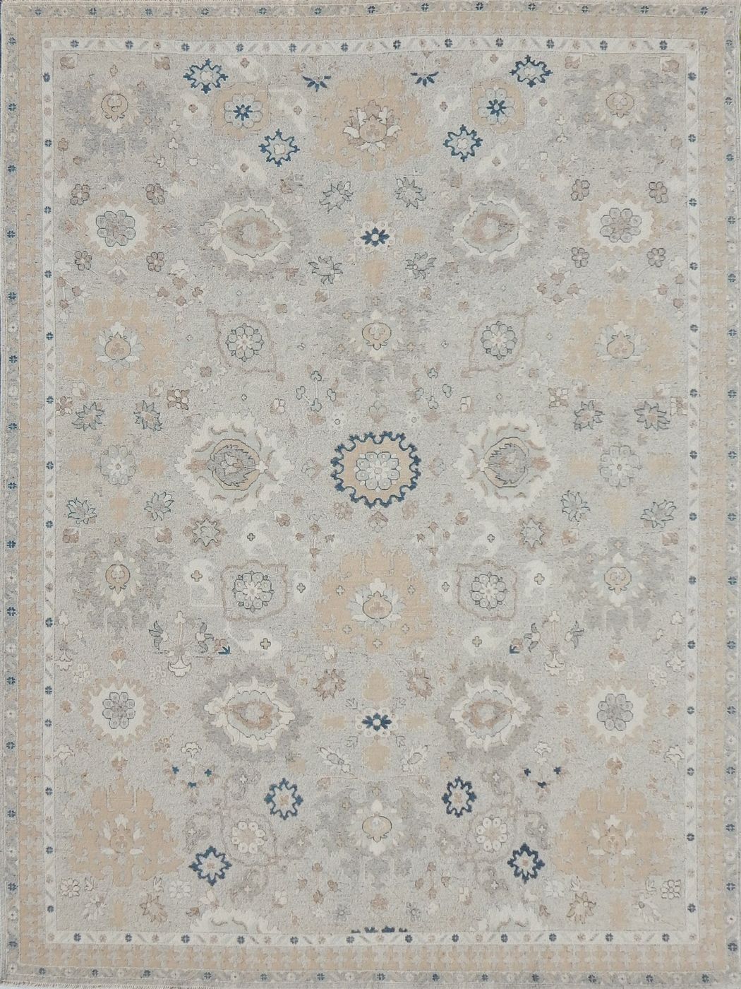 India rug, Grey, 10′0″ × 13′11″