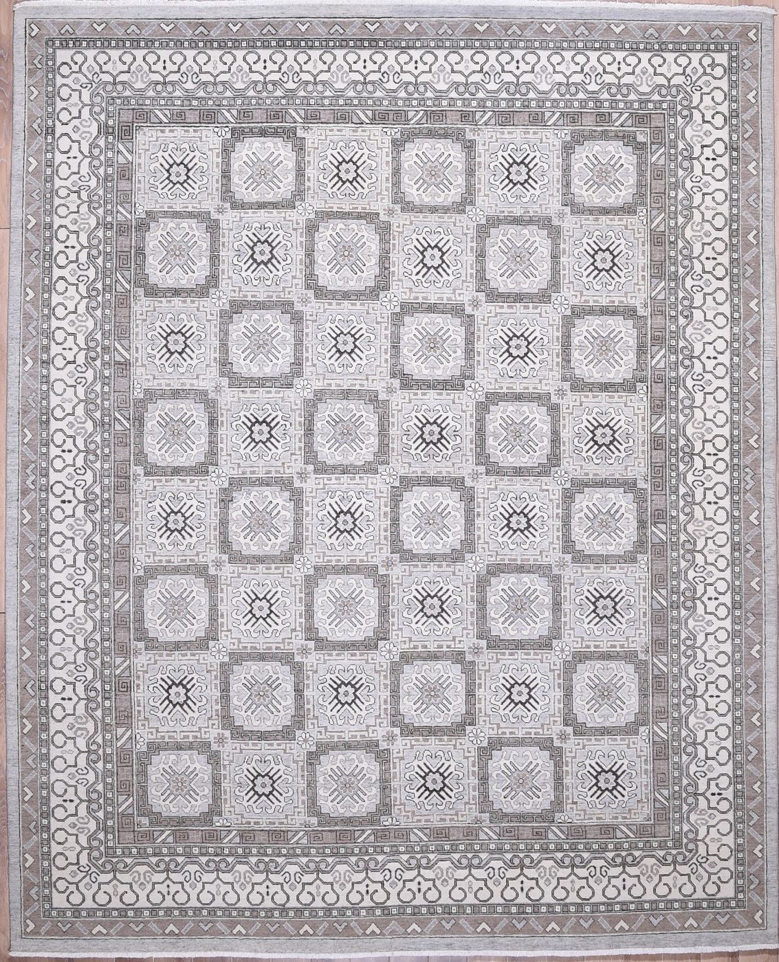 Khotan L Grey, 12′0″ × 15′0″