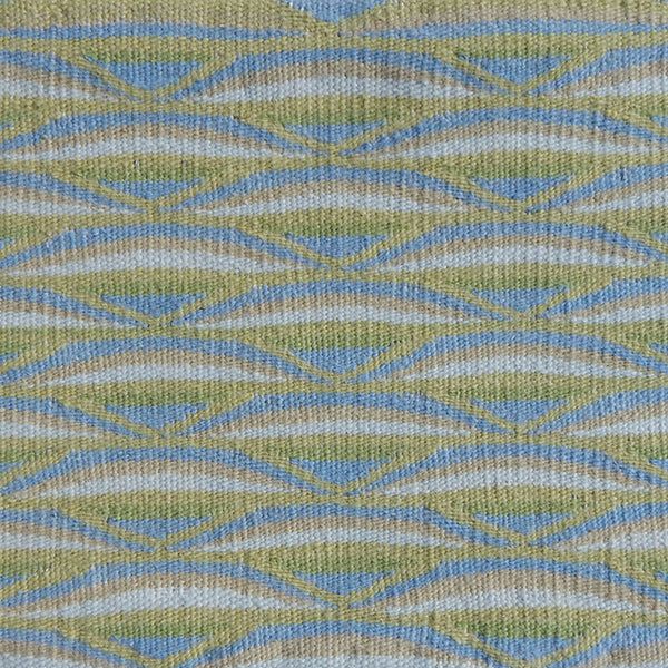 India rug, Green, 9′0″ × 12′1″