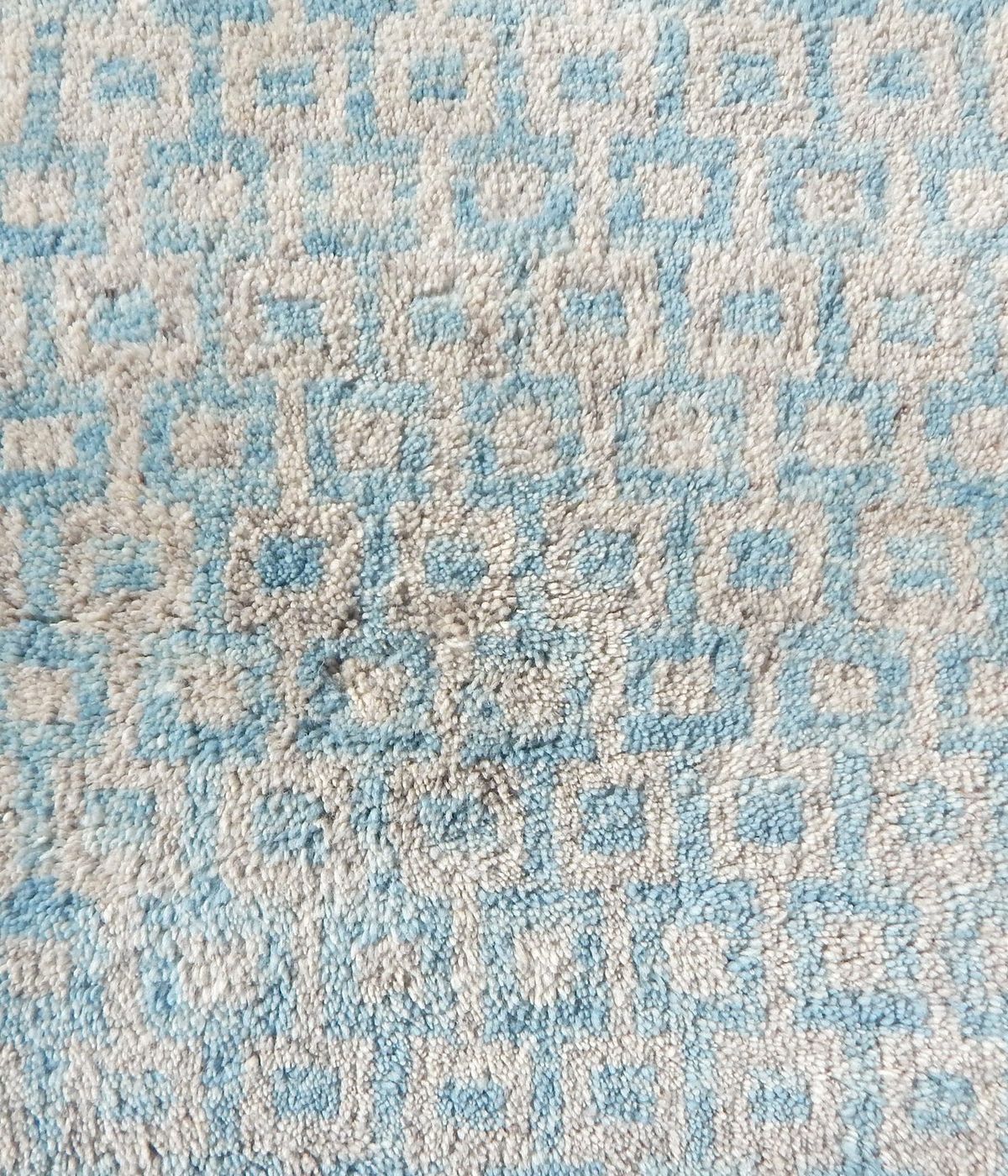 India rug, Sky, 8′0″ × 10′0″