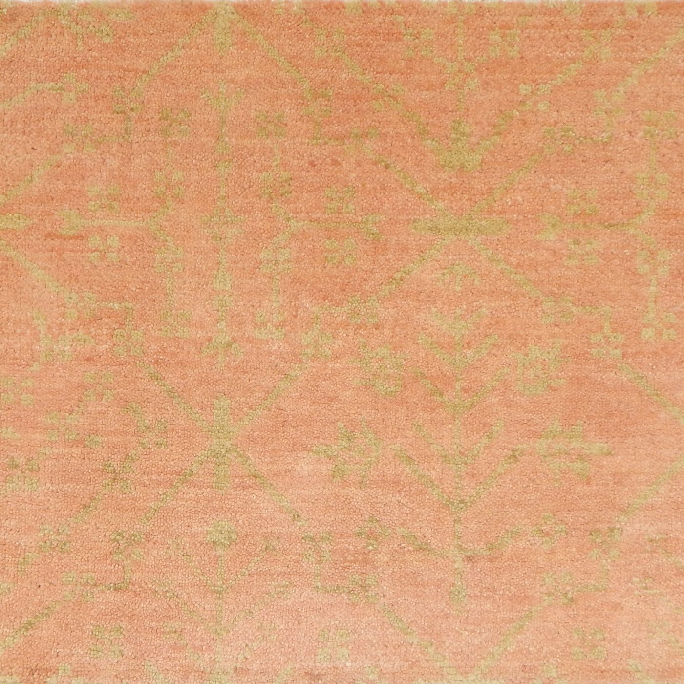 India rug, Coral, 9′0″ × 12′0″