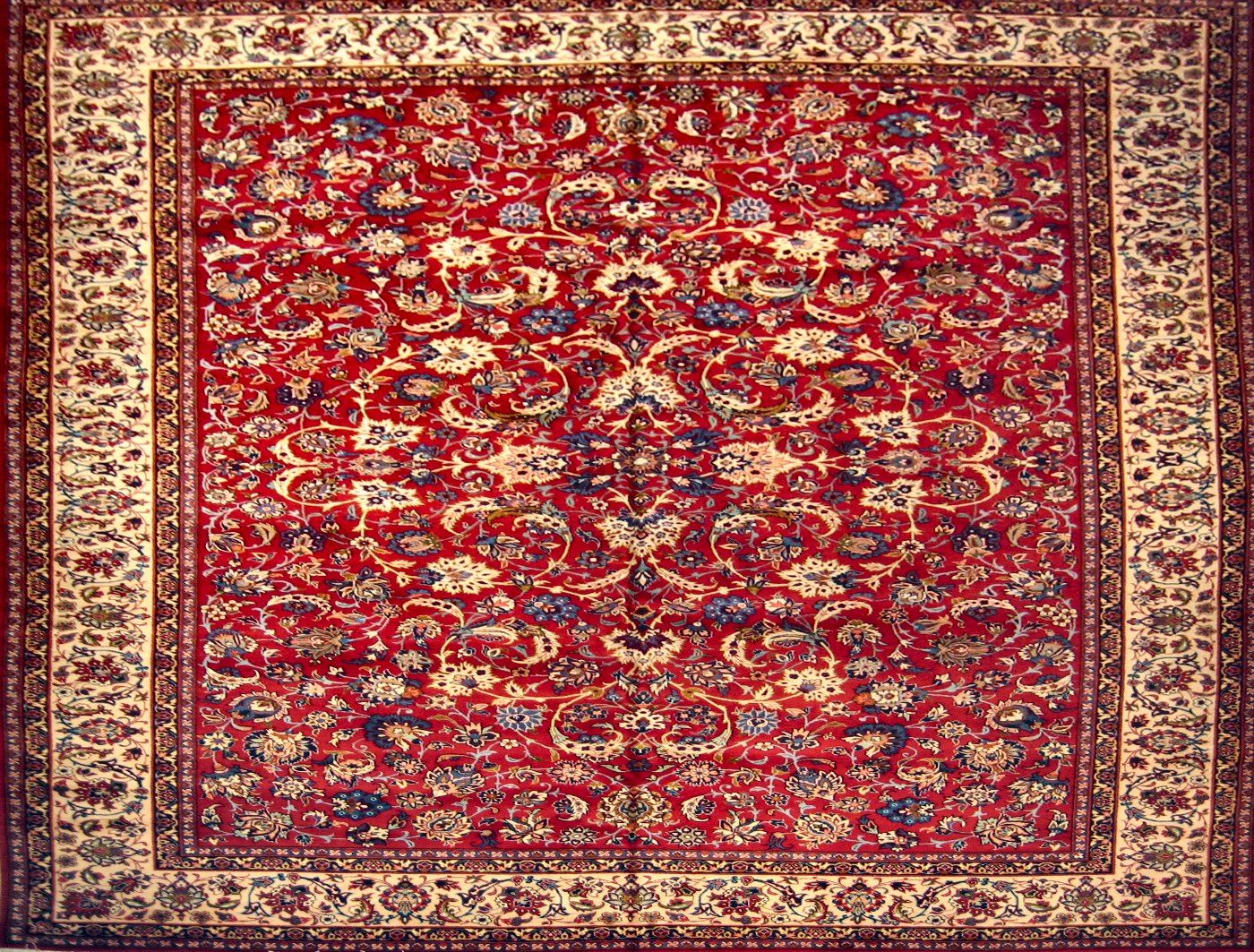Isfahan Red, 10′3″ × 13′6″