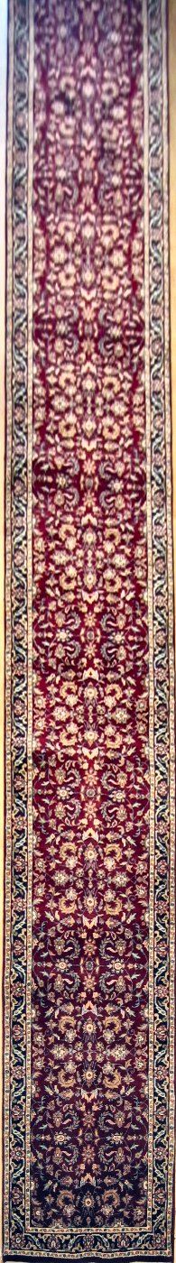 Kashan Burgundy, 2′7″ × 18′6″