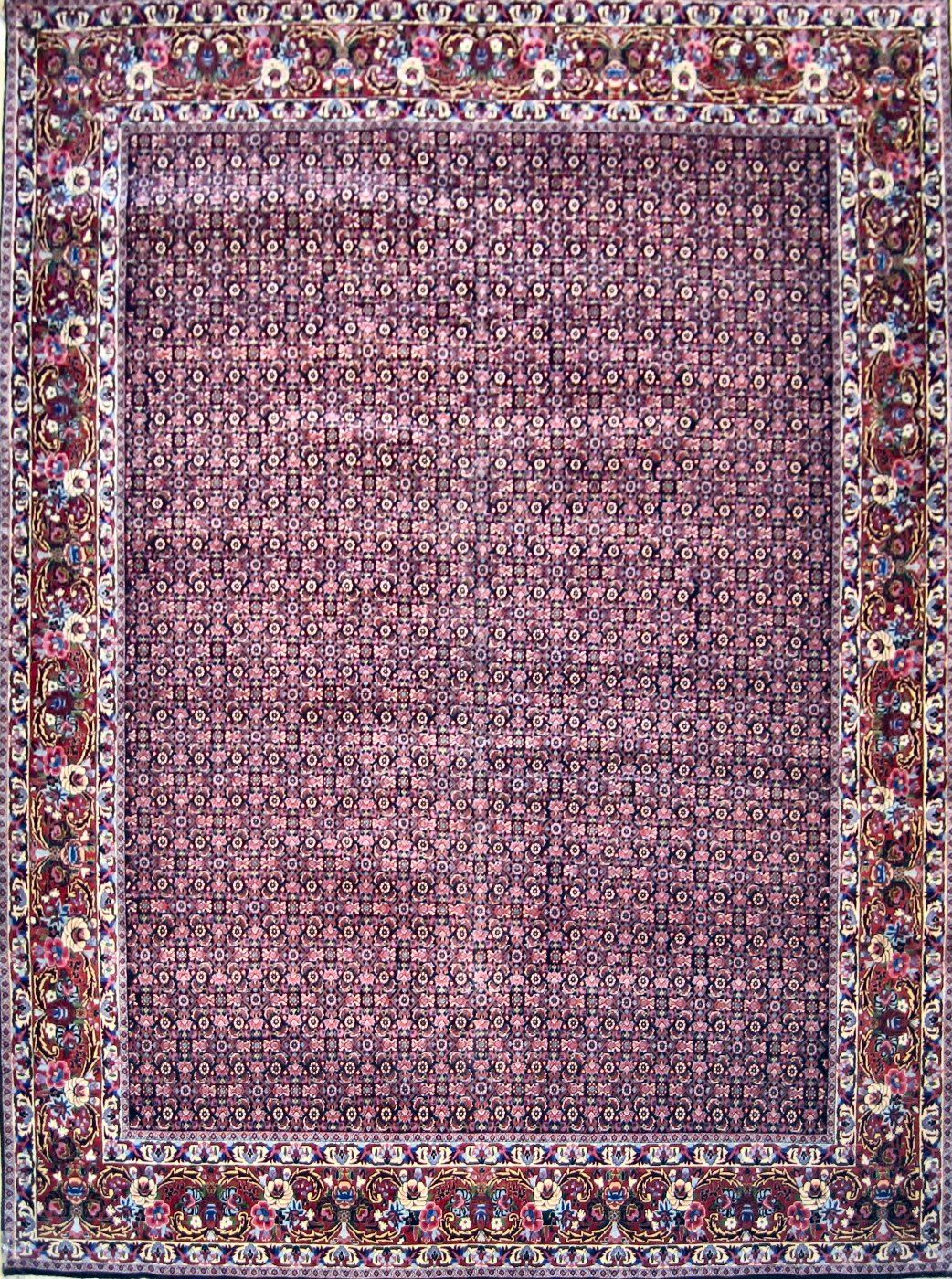 Bijar Navy, 8′6″ × 11′5″