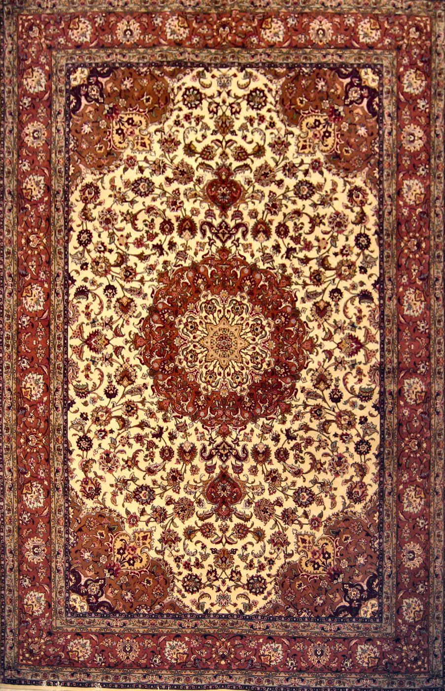 Tabriz Ivory, 6′8″ × 10′4″