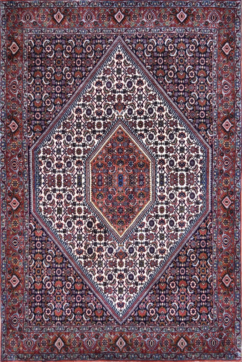 Persian Bijar Rust, 3′9″ × 5′7″