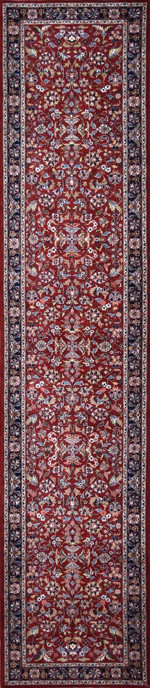 Sarouk Red/Navy, 2′7″ × 11′10″