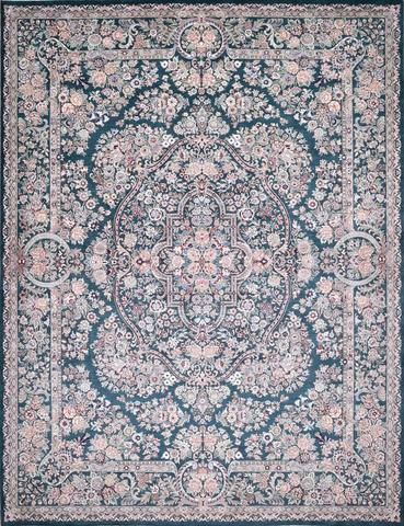 Aubusson Kushboo D. Green, 9′3″ × 12′2″