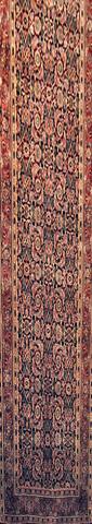 Herati Navy / Rust, 2′8″ × 15′0″