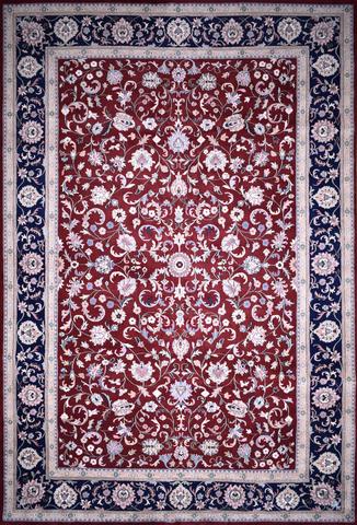 Kashan Red & Navy, 12′0″ × 18′0″