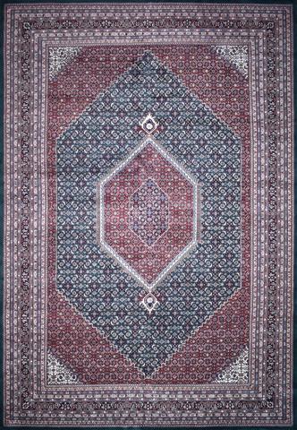 Bijar Green & Navy, 12′2″ × 17′11″