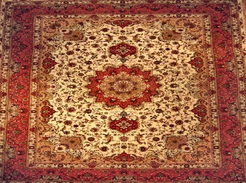 Tabriz Beige / Salmon, 9′9″ × 13′1″