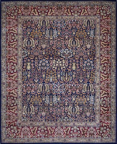 Bakhtiari Navy & Red, 8′1″ × 10′2″