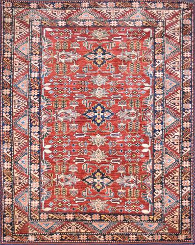 Kazak Multi, 4′2″ × 5′4″
