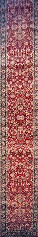 Kashan Red, 2′7″ × 15′10″