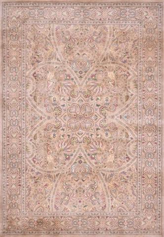 Pak Persian Tabriz Beige, 4′1″ × 5′11″
