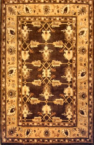 Oushak Chocolate, 6′0″ × 9′2″