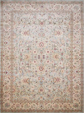 Agra Kalash L.Green & Ivory, 9′0″ × 12′4″