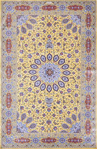 Persian Qum L.Gold, 4′3″ × 6′6″