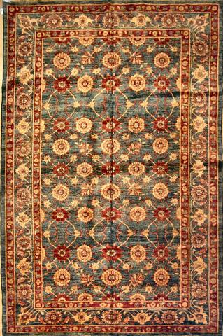 Sultanabad Blue, 6′7″ × 9′11″