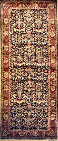Agra Blue / Red, 6′0″ × 14′6″