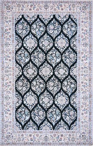 Persian Nain D.Green, 4′4″ × 6′10″