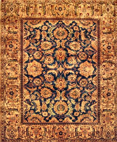 Agra Blue / Fawn, 6′6″ × 7′10″