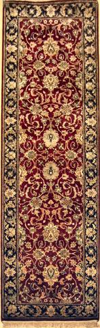 Agra Red / Blue, 2′6″ × 8′2″