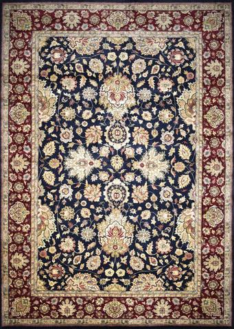 Rajput Agra Black/Red, 12′1″ × 17′4″