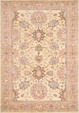 Chobi Sultanabad Beige/Rust, 3′10″ × 5′6″