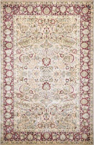Sayyam Cream & Berry, 4′7″ × 7′0″