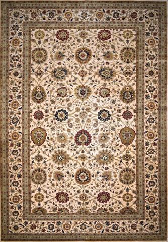 Rajput Agra AK-42 Ivory, 12′2″ × 17′8″