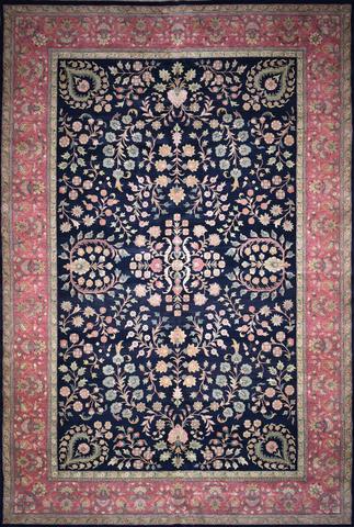 Amritsar Sarouk Black/Rose, 11′11″ × 17′10″
