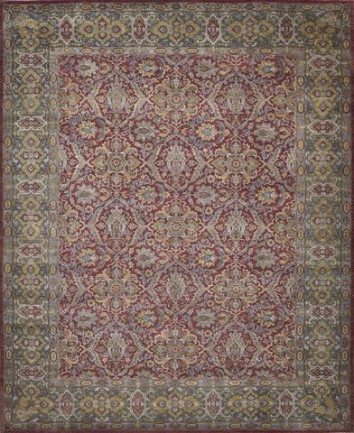 Agra OM-12 Red/Green, 8′3″ × 10′2″