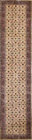 Sultan Herati Gold/Rust, 2′7″ × 11′6″