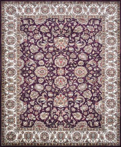 Mirzapur Kashan 2006 Plum/Cream, 8′2″ × 10′0″