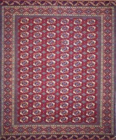 Shirvan Red, 10′3″ × 12′3″